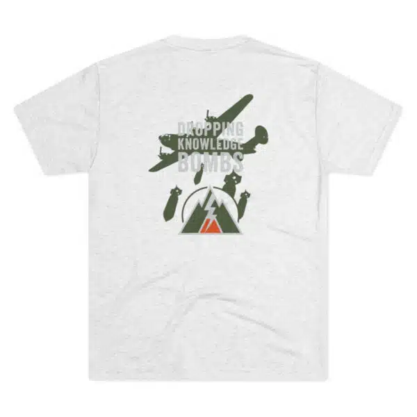 Knowledge Bombs - Unisex Tri-Blend Crew Tee - Image 6