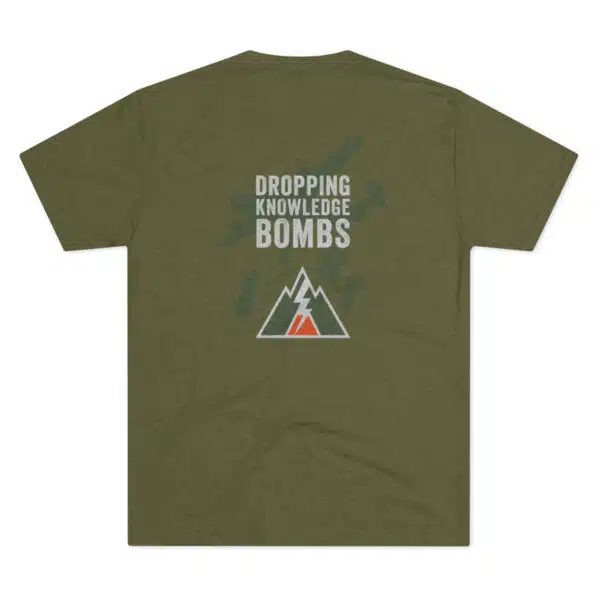 Knowledge Bombs - Unisex Tri-Blend Crew Tee - Image 10